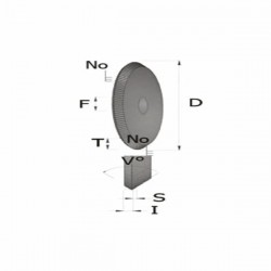 Fräser - WP034 / WP034B - für Keyline Ninja und Ninja Total Elektronische Fräsmaschine
