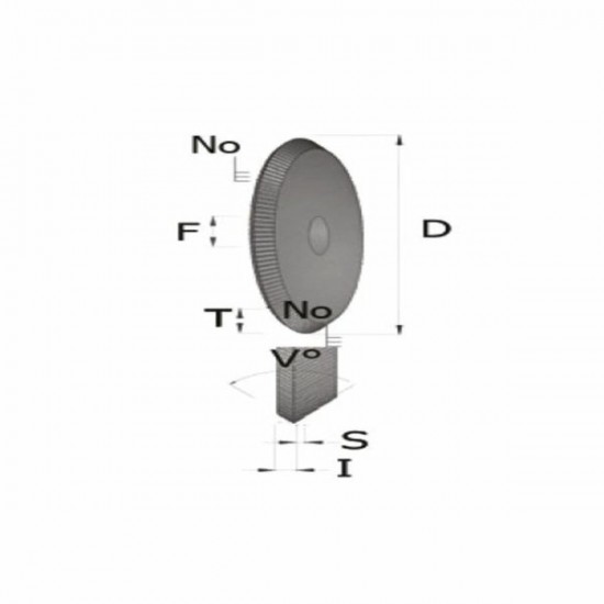 Fräser - WP034 / WP034B - für Keyline Ninja und Ninja Total Elektronische Fräsmaschine